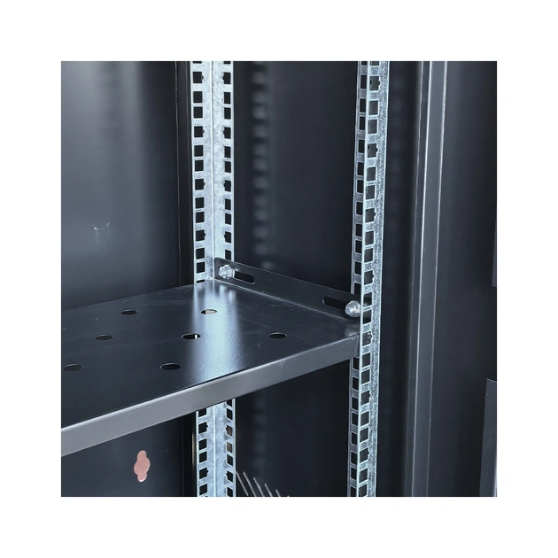 Шафа настінна GEAR 12U 19'' 600x600x650 мм, + полка 19", black (GWMSN-12U-600-600) - picture 4