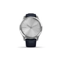 Смарт-годинник Garmin vivomove Luxe, S/E EU, Silver, Navy, Leather (010-02241-20) - зменшене зображення 2