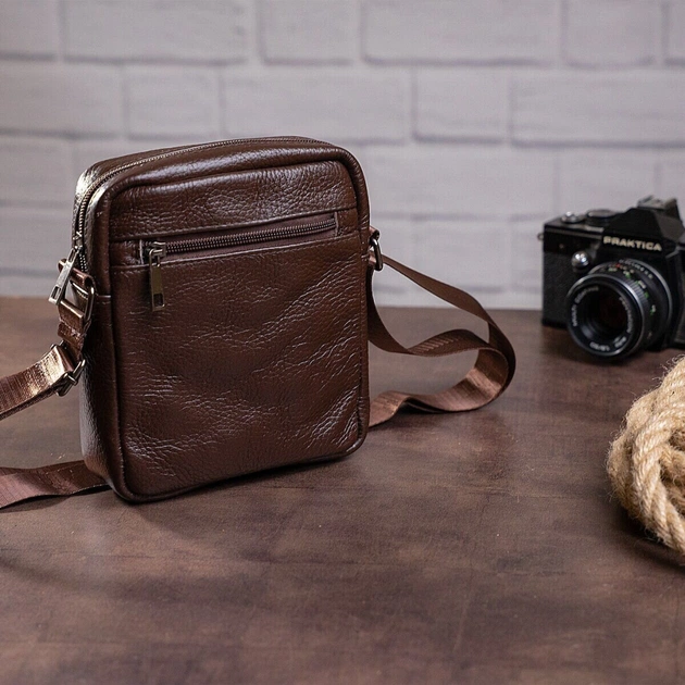 Сумка Vintage Коричнева (14993) - зображення 6