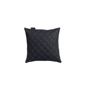 Подушка EVAtech ECO 30x30 см чорна з синьою ниткою (SPSCSBL) зображення 1