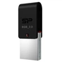 USB флеш накопичувач Silicon Power 8GB Mobile X31 USB 3.0, OTG, Black (SP008GBUF3X31V1K) - зменшене зображення 1