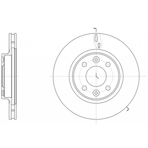 Гальмівний диск REMSA 61535.10 зображення 1