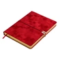 Тижневик Buromax недатований VELOUR, A5, червоний, штуч.шкіра, 336 сторінок (BM.20770-05) - зменшене зображення 4