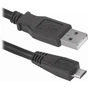 Дата кабель USB 2.0 AM to Micro 5P 1.8m Defender (87459) - зменшене зображення 1
