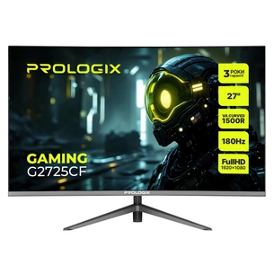 Монітор Prologix Gaming 27" G2725CF VA Black Curved 180Hz зображення 1