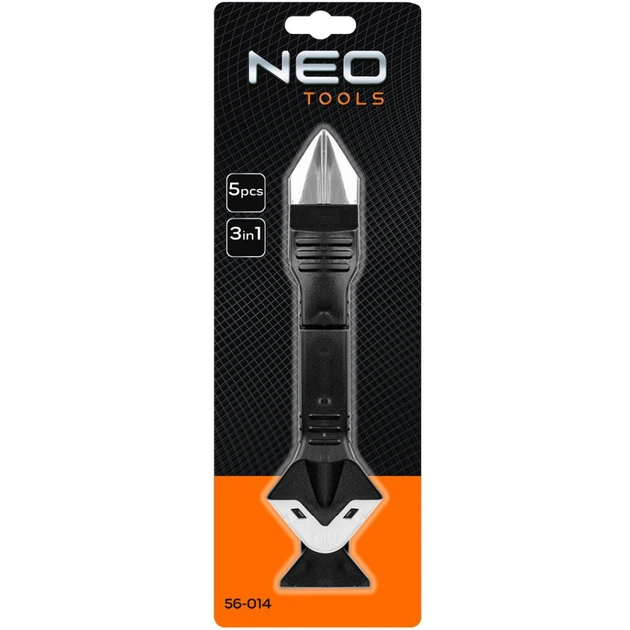 Шпатель Neo Tools силіконовий для герметика, 185мм, 3-6-10-13-17мм (56-014) - picture 8