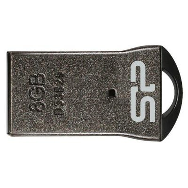 USB флеш накопичувач Silicon Power 8GB Touch T01 Black (SP008GBUF2T01V3K) - изображение 1