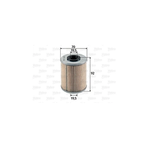 Фільтр паливний Valeo 587907 зображення 1