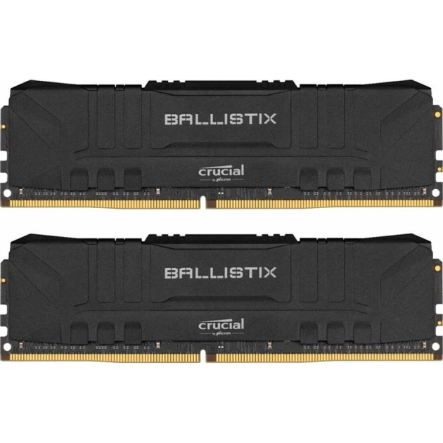 Модуль пам'яті для комп'ютера DDR4 16GB (2x8GB) 3000 MHz Ballistix Black Micron (BL2K8G30C15U4B) - изображение 1