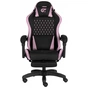 Крісло ігрове GT Racer X-2339 Black/Pink (X-2339 Fabric Black/Pink) - зменшене зображення 1