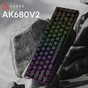 Клавіатура Ajazz AK680 V2 Ice Island Magnetic Switch USB Black (AK680-V2-I-S-B) - зменшене зображення 4