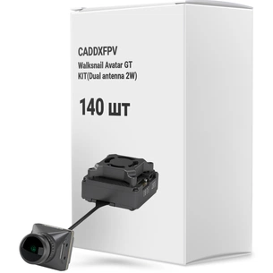Відеосистема FPV CADDXFPV Walksnail Avatar GT KIT(Dual antenna 2W) упаковка 140 шт. (WN12-2W14BBOX140) зображення 1