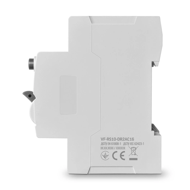 Диференційне реле (ПЗВ) Videx RESIST АС 2п 30мА 10кА 16А (VF-RS10-DR2AC16) - picture 3