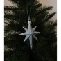 Ялинкова іграшка Chomik Зірки, 9 см, пластикові 4 шт, сріблясті (5901292631147_1) - зменшене зображення 3