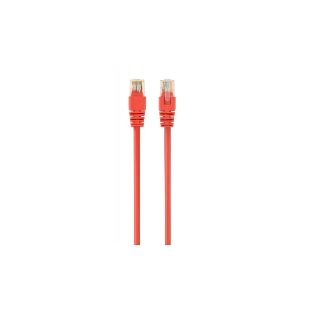 Патч-корд 0.25м UTP cat 6 CCA red Cablexpert (PP6U-0.25M/R) - зображення 1