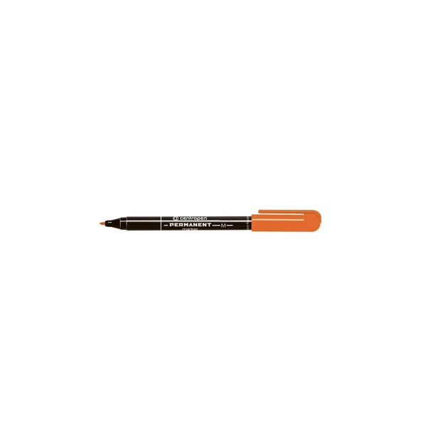 Маркер Centropen Permanent 2846 1 мм оранжевий (2846/06) - зображення 1