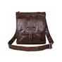 Сумка Vintage Коричнева (14091) - зменшене зображення 2