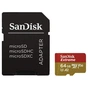 Карта пам'яті SanDisk 64GB microSD class 10 UHS-I U3 A2 EXTREME (SDSQXA2-064G-GN6AA) - зменшене зображення 1