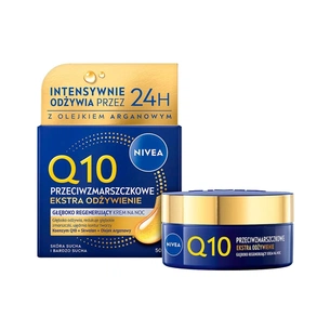 Крем для лица Nivea Q10 Anti-Wrinkle Extra Nourish Restoring Night Care 50 мл (5900017100753) изображение 1