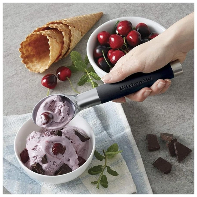 Ложка для морозива KitchenAid Classic 21,5 см чорний (KCG117OHOBE) - picture 6