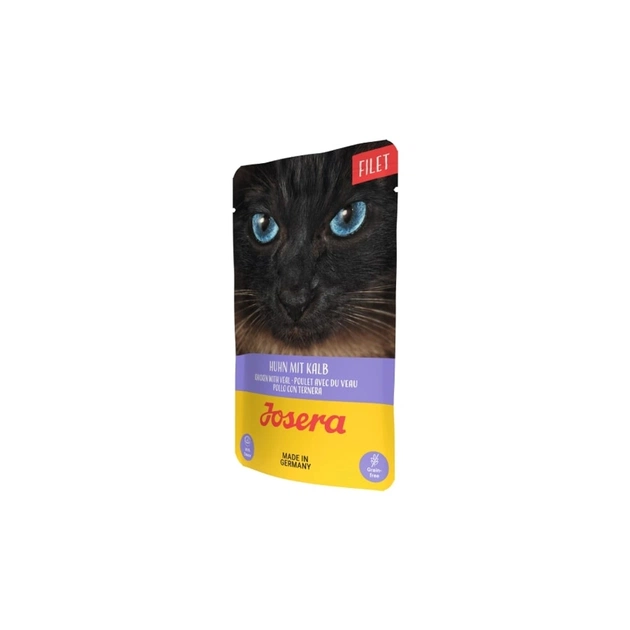 Влажный корм для кошек Josera Filet Huhn mit Kalb филе курицы с телятиной 70g (4032254750277) - изображение 1