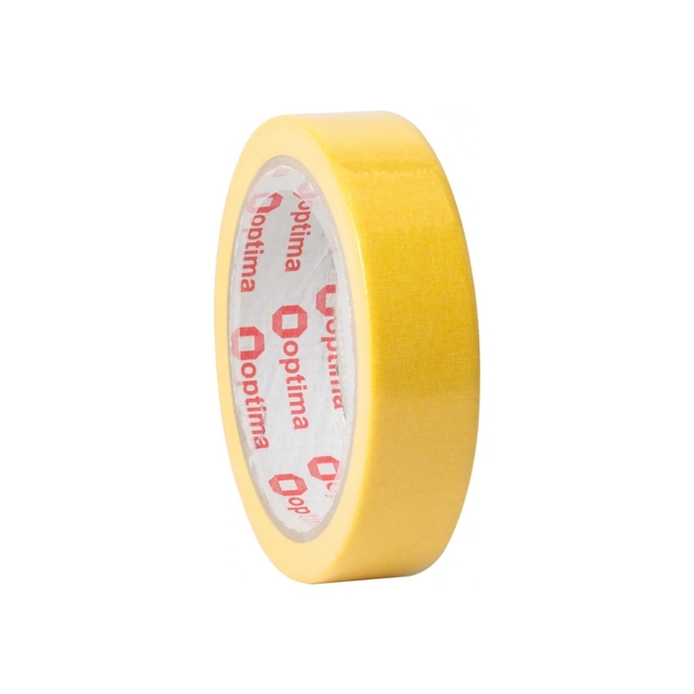 Скотч Optima малярный 24 мм х 27 м, желтый (O45341) - изображение 1