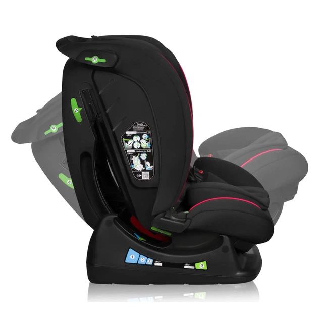 Автокрісло Lionelo Aart I-Size Black Carbon Red (LO-AART I-SIZE BLACK CARBON RED) - picture 9