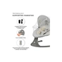Крісло-гойдалка Kinderkraft Lumi 2 Light Grey (5902533925018) - уменьшенное изображение 8