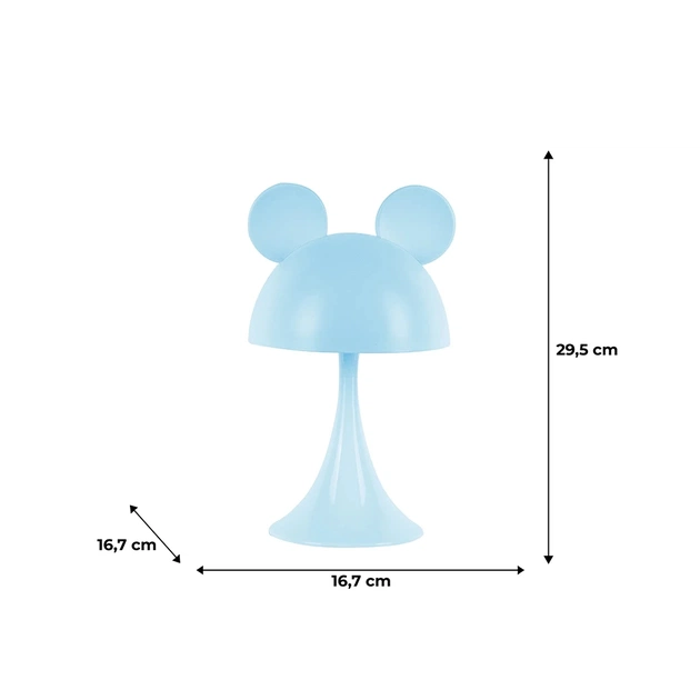 Нічник Kite Світильник LED з акумулятором Simple Mouse, блакитний (K25-317-2-3) - picture 6