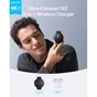 Зарядний пристрій Anker MagGo Wireless Charging Pad 15W 3-in-1 Foldable Black (B25M8H11) - зменшене зображення 5