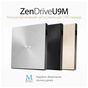 Оптичний привід DVD-RW ASUS SDRW-08U9M-U/SIL/G/AS (90DD02A2-M29000) - зменшене зображення 3