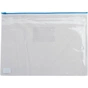Папка на блискавці Buromax А4, plastic zipper blue (BM.3946-02) - зменшене зображення 1