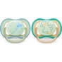 Пустушка Philips AVENT Ultra Air Нічна 0-6 міс 2 шт (SCF376/18) - зменшене зображення 1