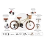 Дитячий велосипед Miqilong RM Бежевий 16" (ATW-RM16-BEIGE) - зменшене зображення 11