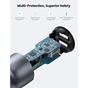 Зарядний пристрій Ugreen CD213 2xUSB Fast Car Charger (Dark Blue) (UGR-10144) - зменшене зображення 5