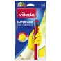 Рукавички господарські Vileda Super Grip латексні L 1 пара (4023103092624) - уменьшенное изображение 1