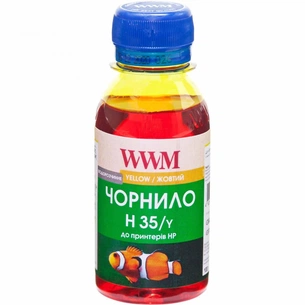 Чорнило WWM HP №22/134/121 100г Yellow (H35/Y-2) зображення 1