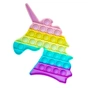 Антистрес Sibelly антистрес Pop It Unicorn Glow in Dark (SB-PPIT-UNCRN-GD) - зменшене зображення 1