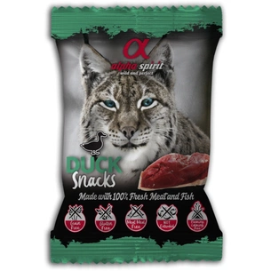 Ласощі для котів Alpha Spirit Duck Snacks 50 г (8436586310097) зображення 1