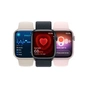 Смарт-годинник Apple Watch Series 9 GPS 41mm Pink Aluminium Case with Light Pink Sport Band - S/M (MR933QP/A) - зменшене зображення 7