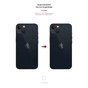 Плівка захисна Armorstandart back side Apple iPhone 13 mini Carbone (ARM61058) - зменшене зображення 3