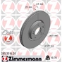 Гальмівний диск ZIMMERMANN 285.3516.20 - зменшене зображення 1