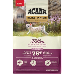 Сухий корм для кішок ACANA Highest Protein Kitten Recipe 1.8 кг (0064992723255) зображення 1