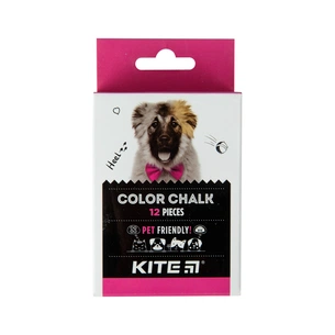 Крейда Kite кольорова Jumbo Dogs, 12 шт (K22-075) зображення 1