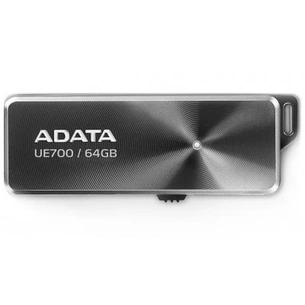 USB флеш накопичувач ADATA 64GB UE700 Black USB 3.1 (AUE700-64G-CBK) зображення 1