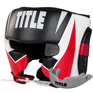 Боксерський шолом Title MMA Command Black/White/Red L (XCHGT L BK/WH/RD) зображення 1