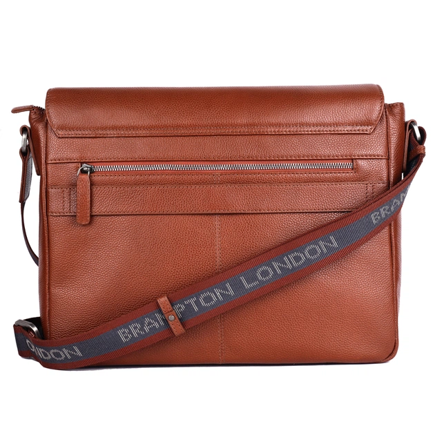 Сумка Brampton London Emissary Tan (64403 TAN) - зображення 3