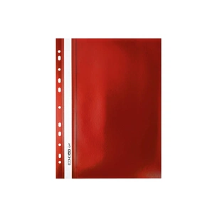 Папка-швидкозшивач Economix А4 Light з перфорації, червона (E38504-03) зображення 1