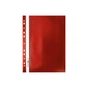 Папка-швидкозшивач Economix А4 Light з перфорації, червона (E38504-03) - зменшене зображення 1
