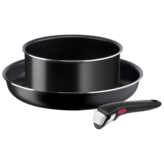Набір посуду Tefal Ingenio Easy Cook & Clean 3 предмети (L1539243) - зображення 1